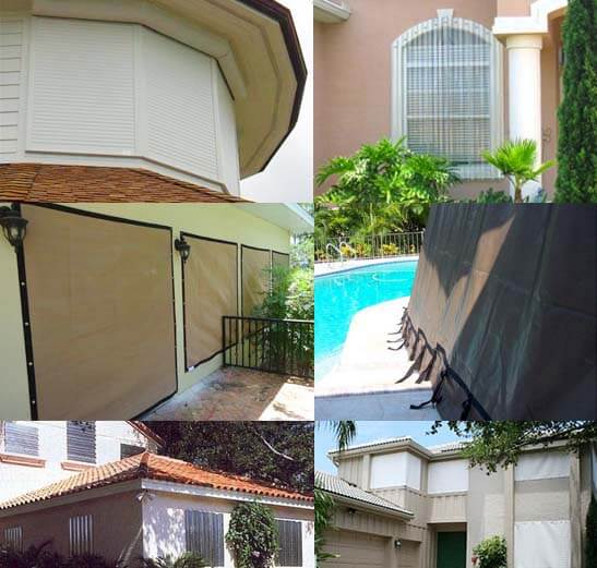 Clearwater Beach Hurricane Protection Wind Screens Storm Shutter Panel