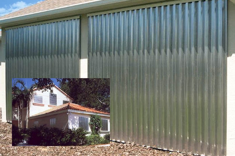 Tampa Metal Hurricane Panels
