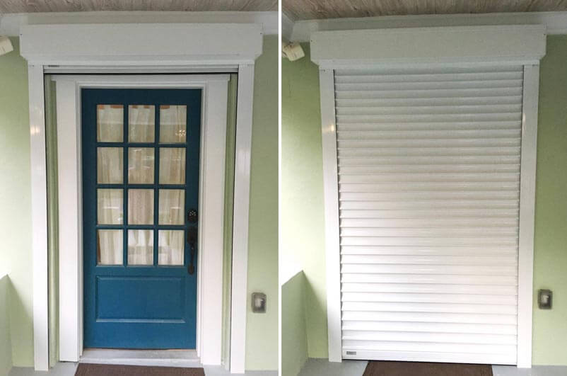 Tampa Front Door Rolling Shutters