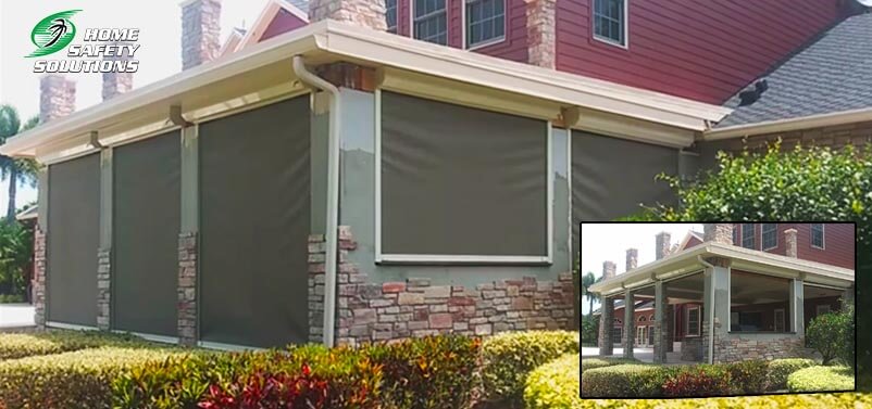 Remote Controlled Hurricane Screen Installations